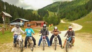 Tomos moped fun on hillclimb to Ambrož - sLOVEnia