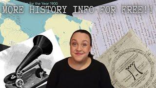 FREE HISTORY RESOURCES pt. 2