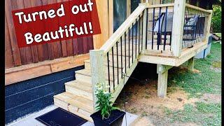 Small cantilever Deck! Full Build Timelapse!