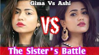 (Gima Vs Ashi) Tik Tok Stars (The Battle of 2 Sisters) Tik Tok Funny Video Compilation