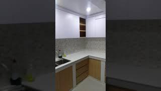 pinoy Carpenter-laminated cabinets@kitchen area.