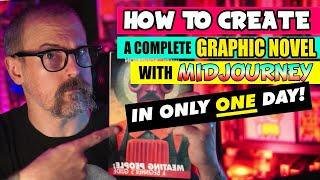 MIDJOURNEY - How To Create a Complete Graphic Novel in ONE Day