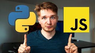 PYTHON vs JAVASCRIPT // What I Would Choose as a Beginner…