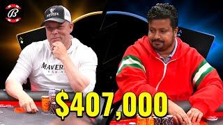 Absolutely INSANE Hand Between Eric Persson And Santhosh On Bally Live Poker! MASSIVE POT