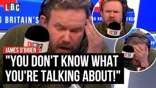 James O'Brien's furious row with Brexiteer over 'EU corruption' | LBC