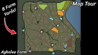 Aghalee Map Tour - 8 Farm Yards To Choose From! - Farming Simulator 22