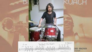 Max Roach drum cover #2 / Daahoud - Clifford Brown & Max Roach (Clifford Brown, Max Roach, 1954)