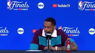 Dallas Mavericks' PJ Washington Postgame Interview After NBA Finals Loss Against Boston Celtics