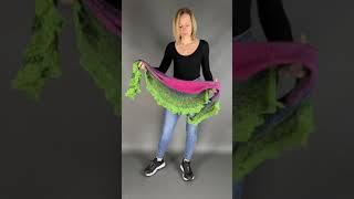 Strickset inkl. PDF-Anleitung LoLa 6fach Stricktuch Tuchwicklung Green Garden