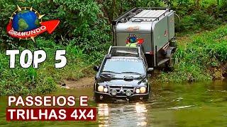 Os melhores PASSEIOS e TRILHAS 4X4 que fizemos! Top 5 Off Road #4x4