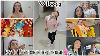 Vlog - Levei a Lívia no cinema a primeira vez + Depilação a laser