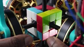 Rubik's Cube Solver Built using ODrives #robotics #engineering #build
