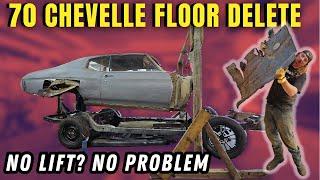 No Fancy Tools Required! 70's Chevelle Floor Removal.