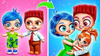 Inside Out 2! Joy and Anger Growing Up! 17 LOL OMG DIYs