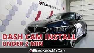 Hatchback Dash Cam Installation under 2 minutes | BlackboxMyCar