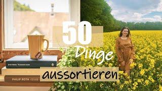 Minimalismus JETZT!! | 50 Dinge, die du SOFORT ausmisten kannst | Declutter