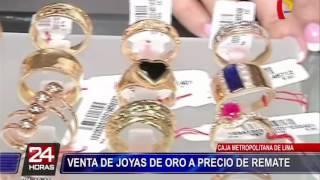 Miraflores: joyas de oro son rematadas desde 150 soles