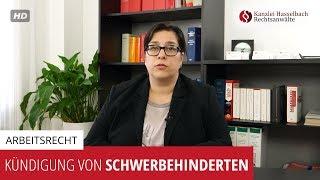 Kündigung und Kündigungsschutz von Schwerbehinderten - Kanzlei Hasselbach