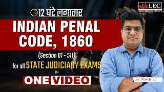 IPC | Indian Penal Code series in One Shot | All State Judiciary Exams | Nitesh sir ALEC Judiciary