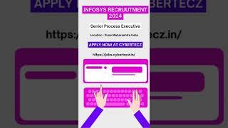 Infosys Recruitment 2024 #Infosys #Cybertecz