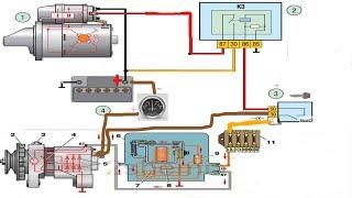 Схема Подключения Генератора и Стартера для Трактора и Автомобиля ! Электро Проводка с Нуля !