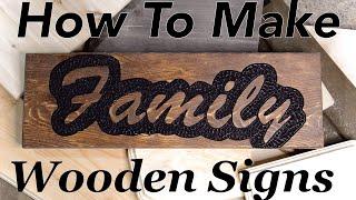 How To Make a CUSTOM Wood Sign! | DIY