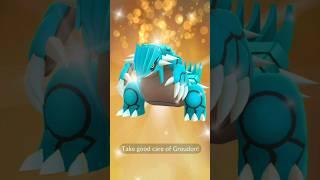 Swapping shiny legendary as mirror lucky trade in pokemon go #shorts