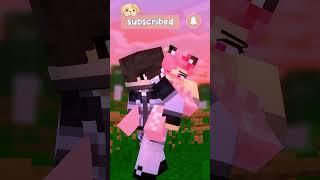 zane bitten by kawaii chan aphmau's friends - minecraft animation #shorts