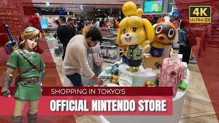 Tokyo's Official Nintendo Store - A Treasure Trove of Merch! (4K)