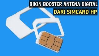 Bikin booster antena digital dari simcard hp, dan kamu akan tersenyum melihat sinyal TV DIGITAL?