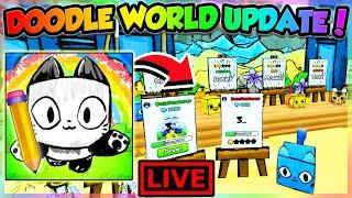 (LIVE) ️DOODLE WORLD UPDATE IS HERE in PET SIM 99!! (Roblox)