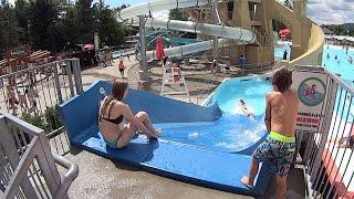 Little Blue Water Slide at Village Vacances Valcartier