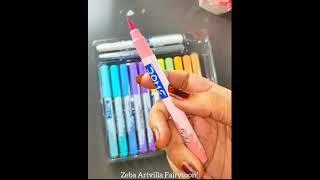 New Doms Pastel Brush pen Review #shorts