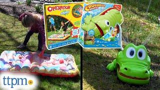 Hasbro Crocodile Dentist Splash and Operation Splash Games from WowWee Instructions + Review!