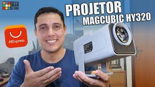 PROJETOR Magcubic HY320 - Reprodução FULL HD de até 150"