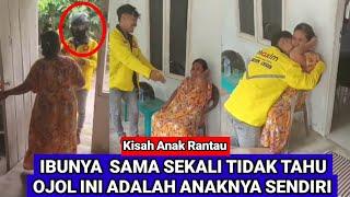 Ibu Yang Tak Kenali Anaknya Momen Haru Ketika Anak Rantau Pulang Kampung Nyamar Jadi Ojol