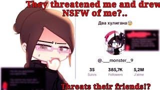 they drew bad art of me and threat me and threat their friends?! (Reposted) (pause to read)
