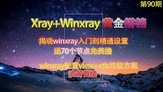 揭晓万能的winxray科学上网客户端入门到精通实用技巧，通吃xray,v2ray,trojan,trojan-go,ss,ssr等，下载客户端送70个秒开8K节点使用(关联vpn/科学翻墙)