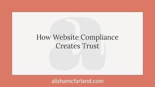 How Website Compliance Creates Trust
