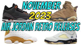 November 2023 Upcoming Air Jordan Retro Releases