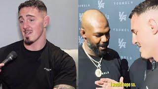 TOM ASPINALL REACTS TO JON JONES FACE TO FACE 'I'M TRYING TO FIGHT HIM & TAKE HIS BELT'