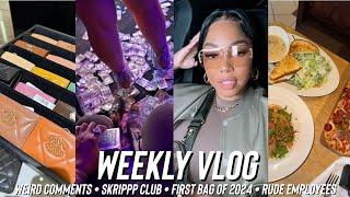 WENT TO A SKRIPP CLUB ‍️•FIRST BAG OF 2024 •WEIRD COMMENTS • RUDE EMPLOYEES | Gina Jyneen VLOGS