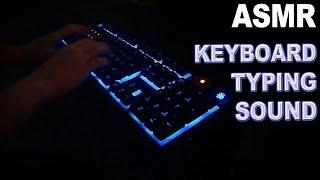 ASMR Keyboard typing with PC sounds for sleep No Talking