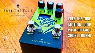 Free The Tone: MOTION LOOP ML-1L Pitch Shiftable Short Looper