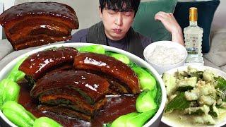 Dongpayuk(Braised Pork belly) MUKBANG REALSOUND ASMR EATINGSHOW