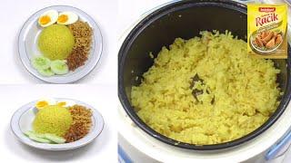 Nasi Kuning Rice Cooker Bumbu Instan Enak dan Gurih