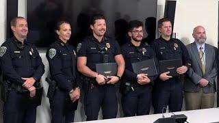 Fayetteville police officers honored for life-saving efforts during overdoses