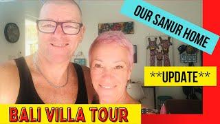 HOUSE TOUR - Our SANUR VILLA, Bali life VLOG