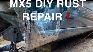 CHEAPEST WAY TO RUST REPAIR YOUR MX5! Tutorial On How To Repair Your Sills/Arches From Rust!