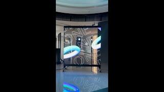 The Holographic LED screen：Revolutionizing display technology  #transparentleddisplay #ledbillboard